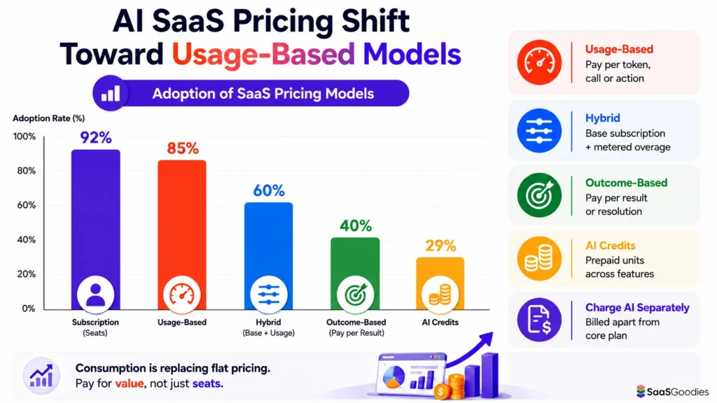AI SaaS Pricing Shift Usage Based Models