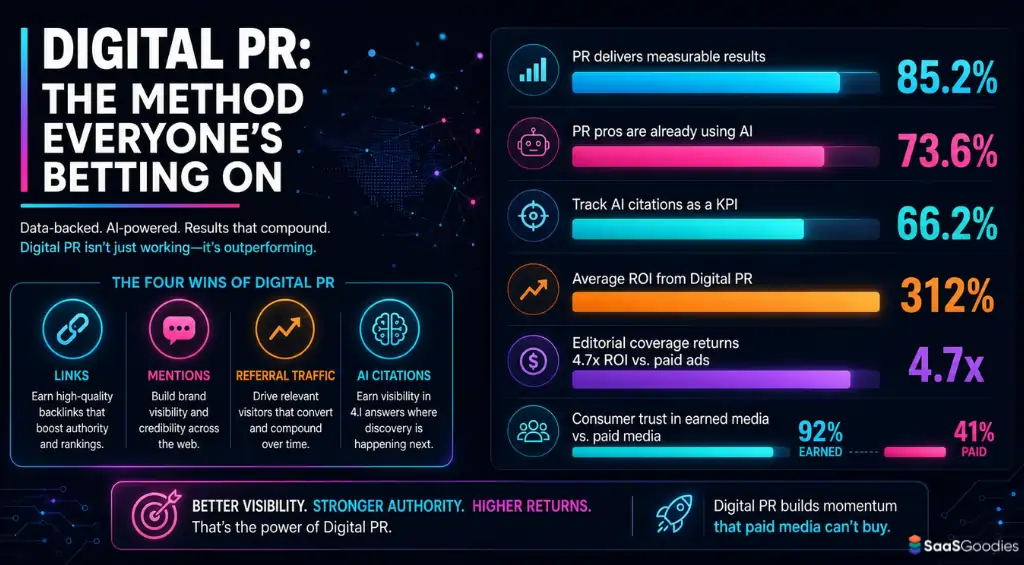 Digital PR strategy driving brand visibility online