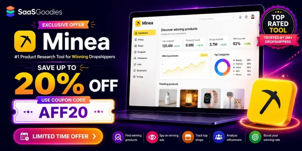 Minea Coupon