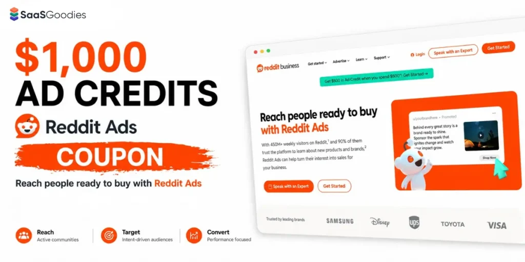 Reddit Ads Coupon Offer