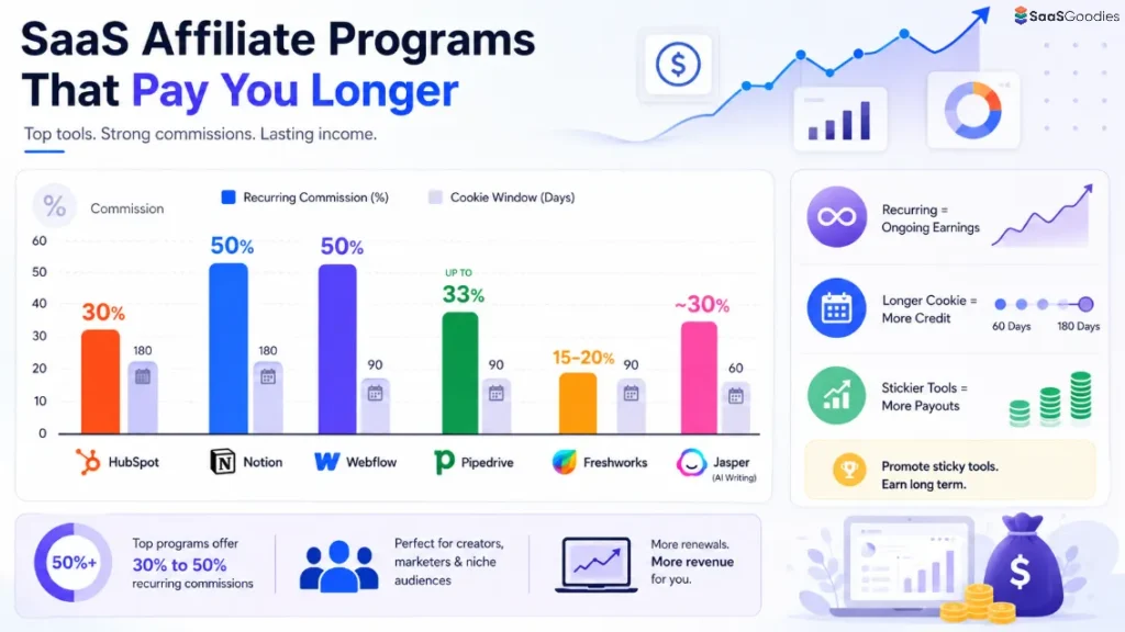 SaaS Affiliate Programs Comparison