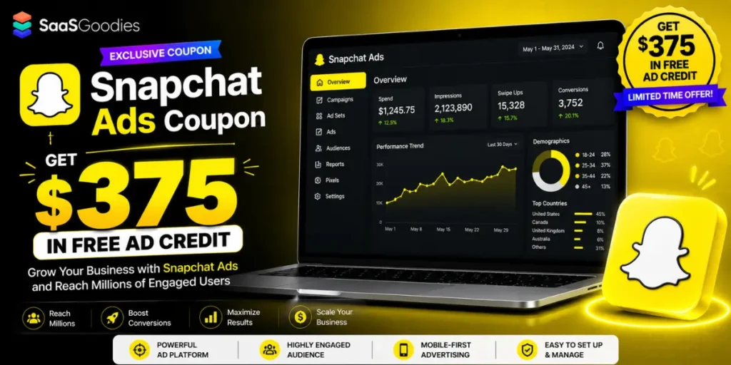 Snapchat Ads Coupon