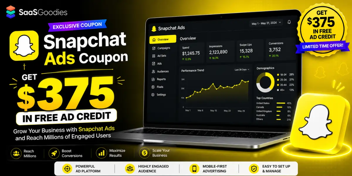 Snapchat Ads Coupon