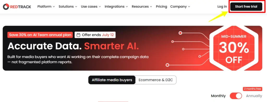 Start Your 14-Day RedTrack Free Trial
