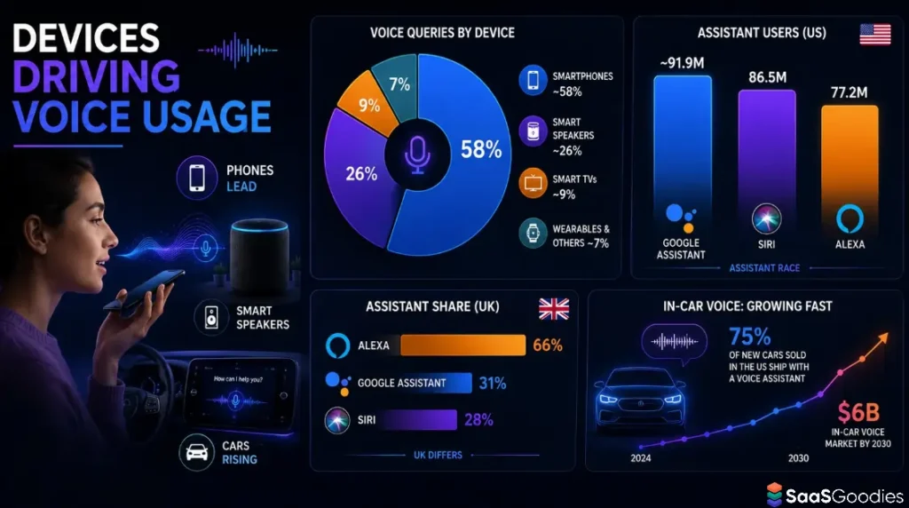 Voice Search Devices And Assistant Market Share