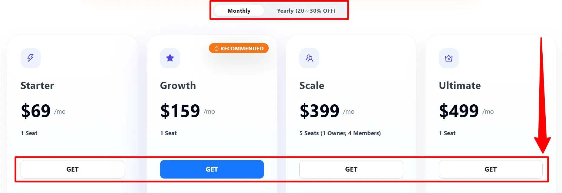 Choose BigSpy Pricing Plan to Apply Coupon Code