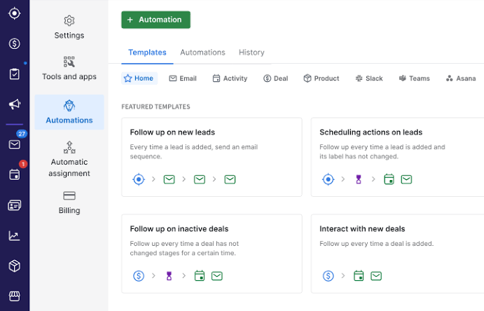 Pipedrive Sales automation