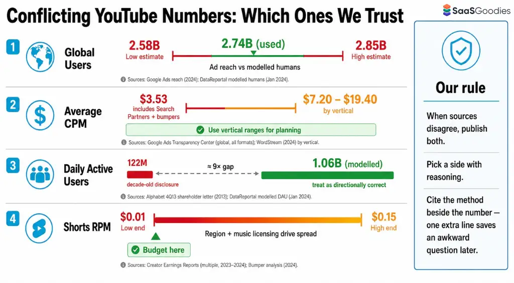 Conflicting YouTube Metrics