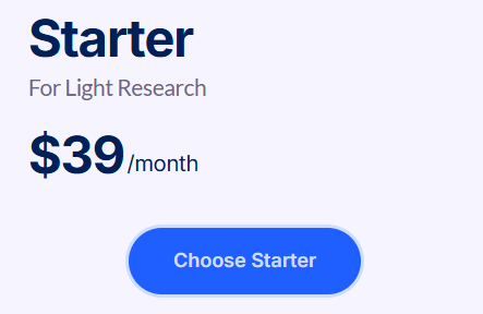 Data Dive Starter Plan