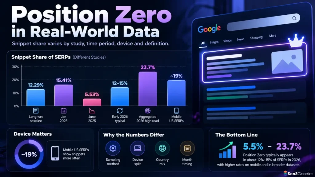 Position Zero SERP Prevalence